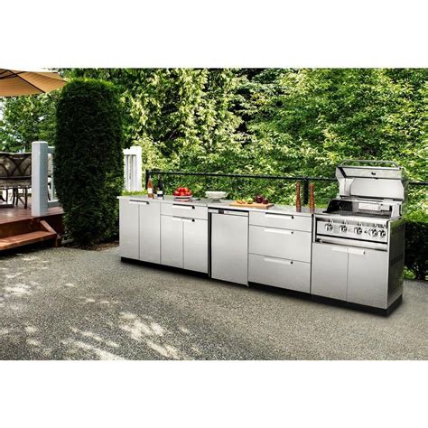 newage products outdoor kitchen cabinet stainless steel countertop|stainless steel outdoor kitchen countertops.